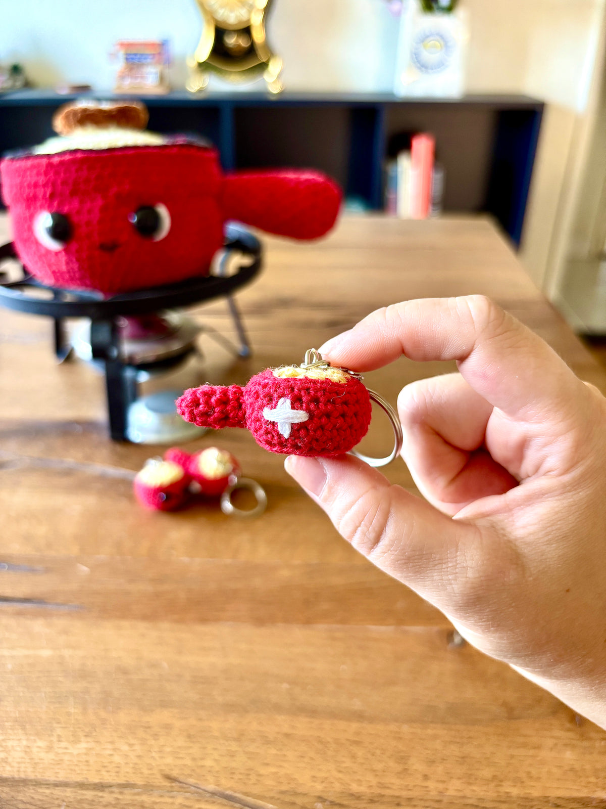 Mini Caquelon à fondue porte-clés !