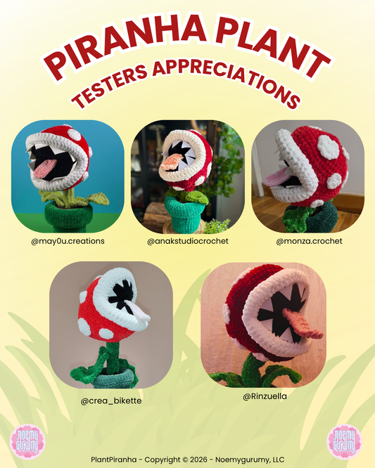 Patron Plante Piranha PDF (Version FR)